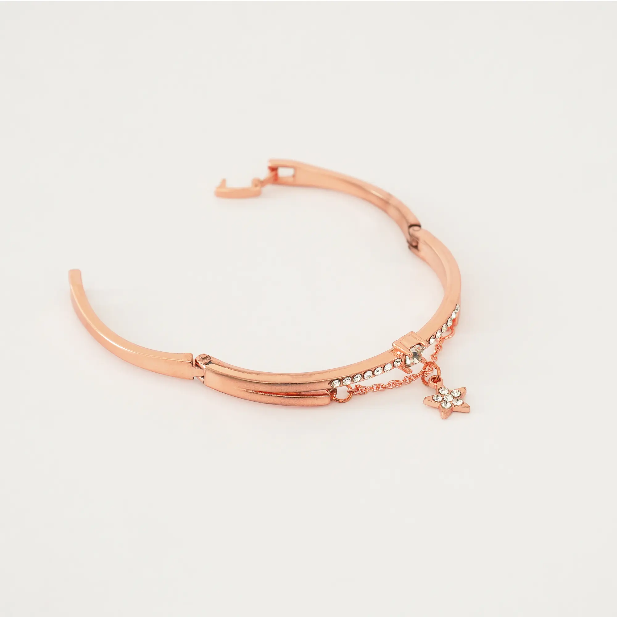 Picture of Gentle Hand Chain Creative Luxury  Alloy Metal Pentagram Rhinestone Bracelets