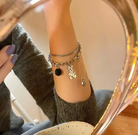 Picture of Fashion Bear Bracelet couple Bracelet double layer lovely bear bracelet