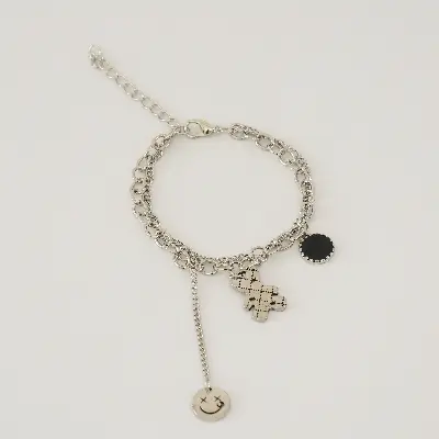 Picture of Fashion Bear Bracelet couple Bracelet double layer lovely bear bracelet