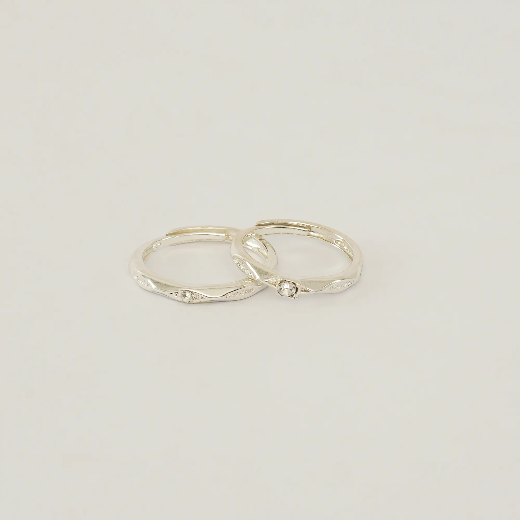 Picture of Her King His Queen Couple Wedding Rings For Women Men Valentine's Day Gift
