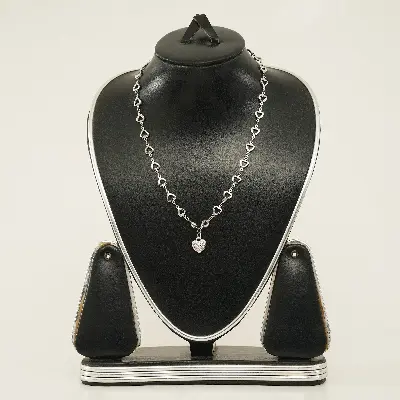 Picture of New Style  Heart Chain Collar Choker Necklaces for Women Girls Korean Sweet Friends Classmate Gifts Collares Collier - Necklace For Girls