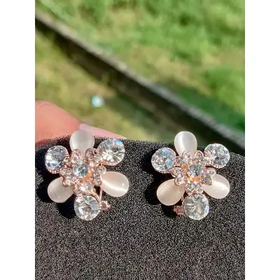 Picture of Fashionable Top Earring For Girls Women Zorcone crystal earring for birthday gift