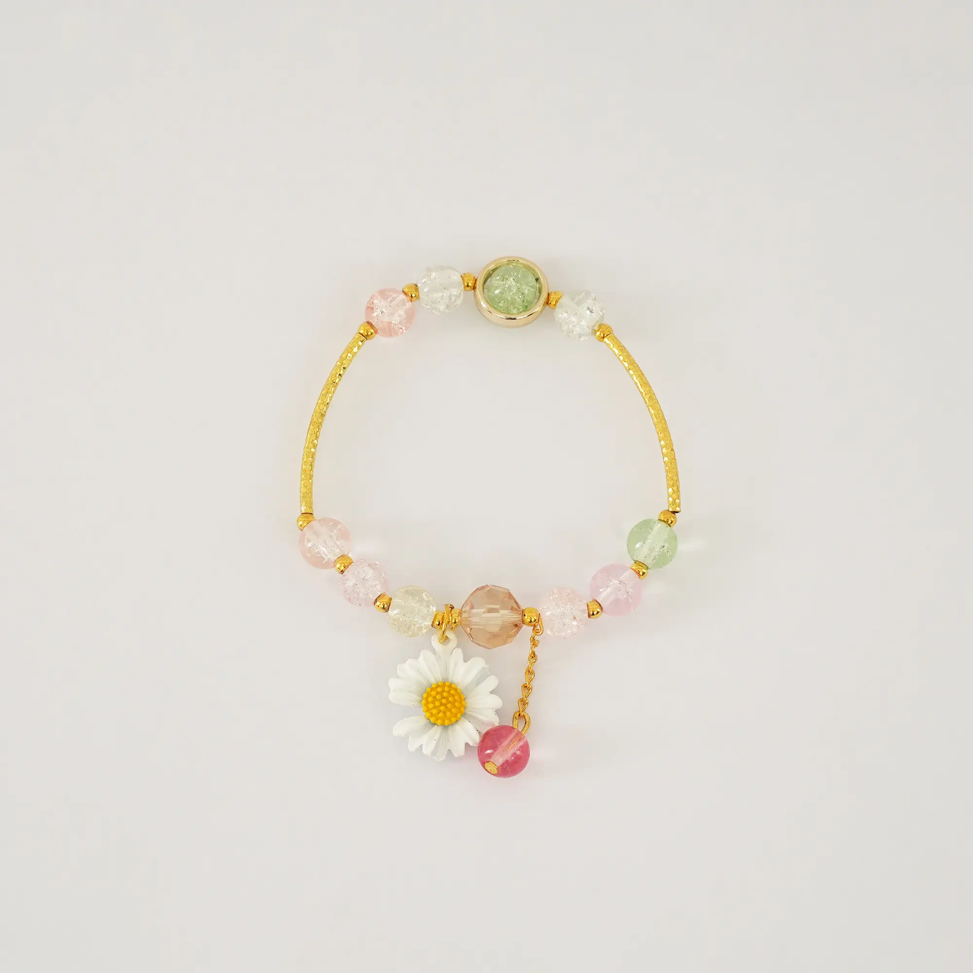 Picture of 2022 New Daisy Crystal Bracelets Bohemian Colored Handmade Crystal Beaded Bracelet Fashionable Female Jewelry - Bracelet For Women - Bracelet For Women - Bracelet