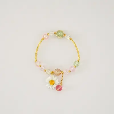 Picture of 2022 New Daisy Crystal Bracelets Bohemian Colored Handmade Crystal Beaded Bracelet Fashionable Female Jewelry - Bracelet For Women - Bracelet For Women - Bracelet