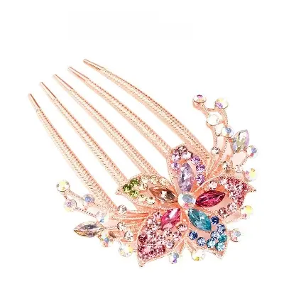 Picture of Ladies Rhinestones Electroplating Long Lasting Hair Accessories Women Hair Jewellary For Bride - Hijab Band