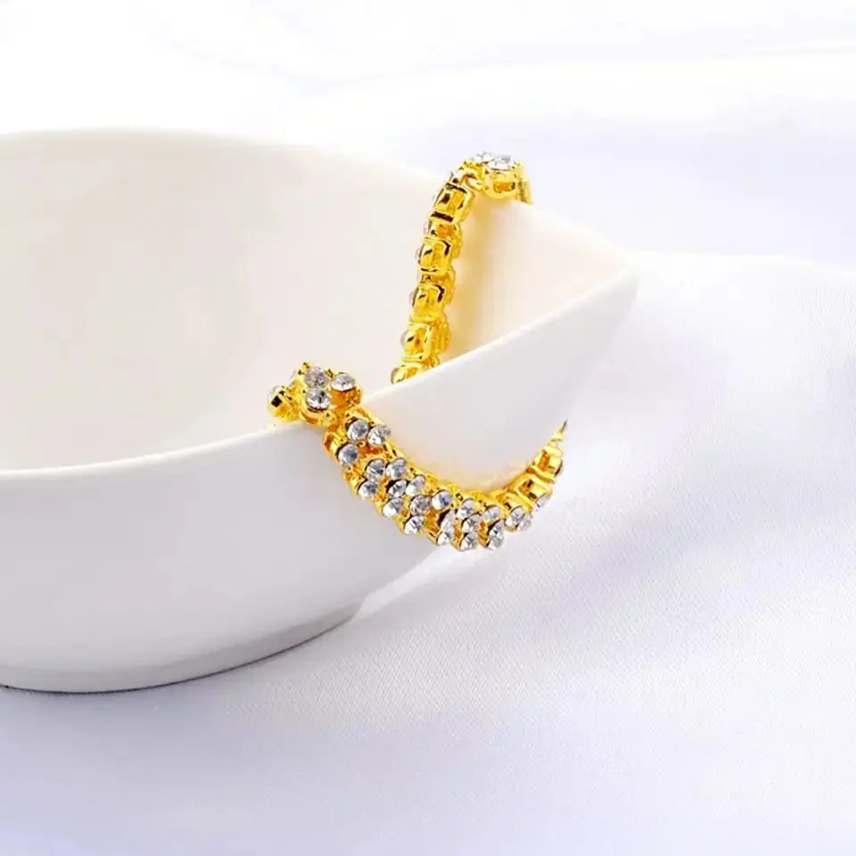 Picture of Love shape crystal zircon bracelet for girls and women