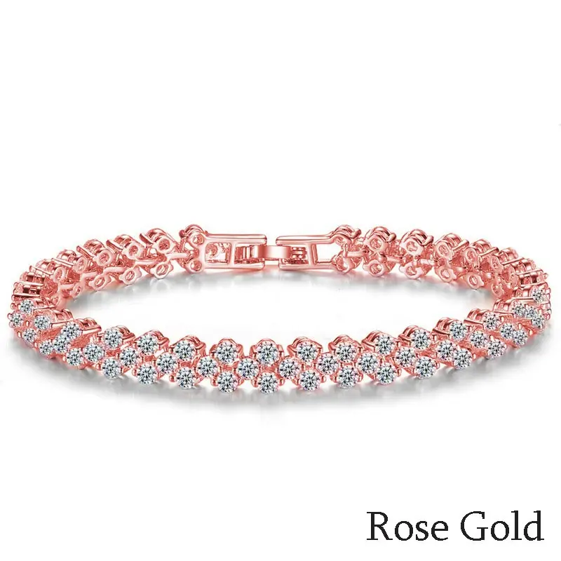 Picture of Love Shape Crystal Zircon Bracelet For Womens and girls