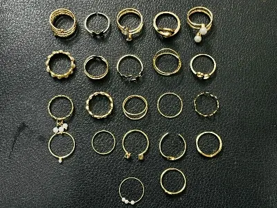 Picture of 22 PCS Different Designs Fingerring Set for Girls and Women for Party and Occassion