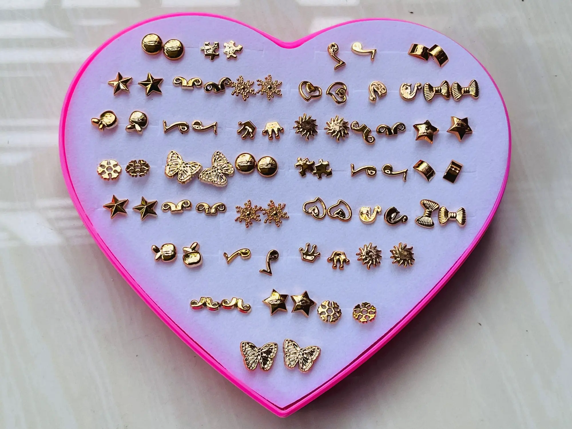 Picture of 1 PCS 36 Pairs Cuter Earring With Love Box for Baby and Girls