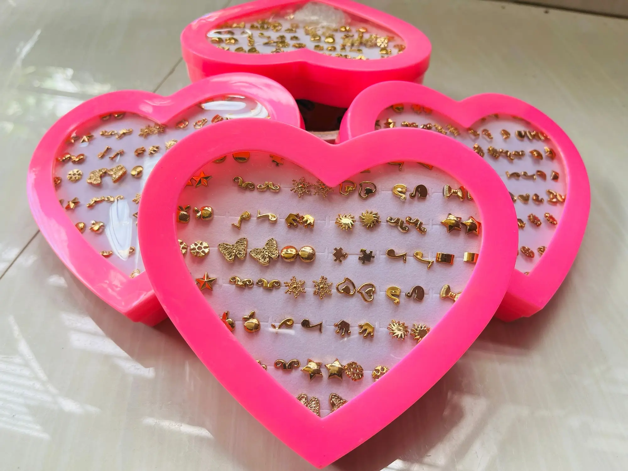 Picture of 1 PCS 36 Pairs Cuter Earring With Love Box for Baby and Girls