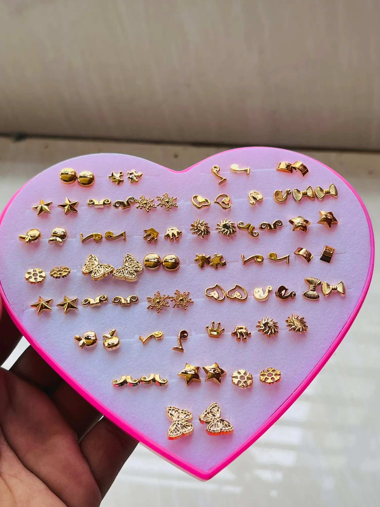 Picture of 1 PCS 36 Pairs Cuter Earring With Love Box for Baby and Girls