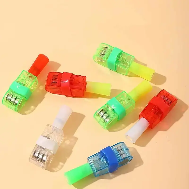 Picture of 10 Pcs Cartoon Cute Projection LED Finger Light Toys Multi-pattern Light-emitting Ring Finger Light Toys Birthday Decorations