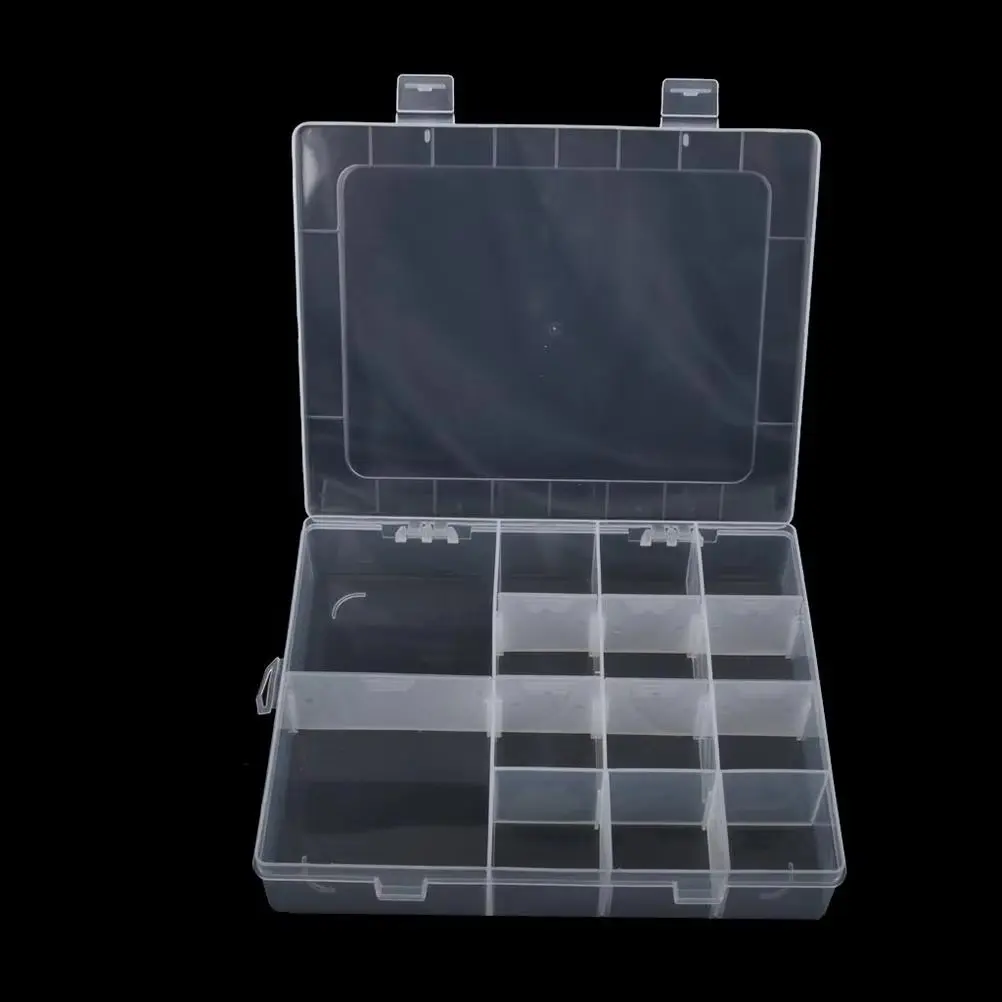 Picture of 14 Grid 1pcs Jewellery Transparent  Storage Box