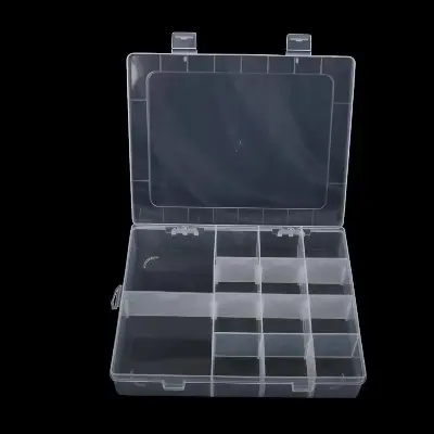 Picture of 14 Grid 1pcs Jewellery Transparent  Storage Box