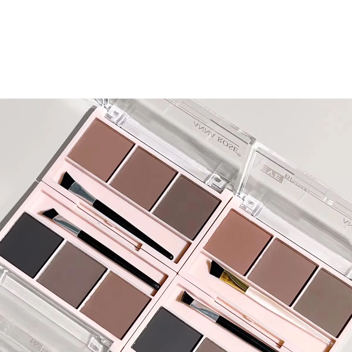 Picture of 3 in 1 Three Color Eyebrow Powder Waterproof Sweat Proof Non Fading for Nose Shadow Highlights Eyebrow Cosmetics Women