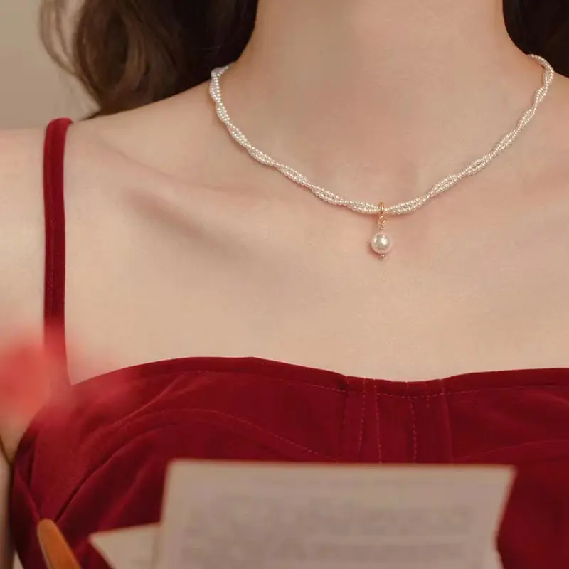 Picture of New Retro Simple Necklace for Female-Girls and Women Choke Collarbone Chain Necklace Accessories
