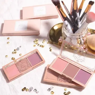 Picture of 3 Colors Blush Palette Makeup Contour Shadow Multifunctional