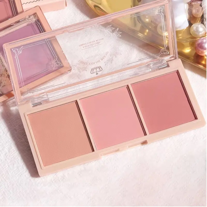 Picture of 3 Colors Blush Palette Makeup Contour Shadow Multifunctional
