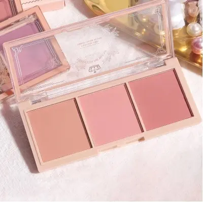 Picture of 3 Colors Blush Palette Makeup Contour Shadow Multifunctional