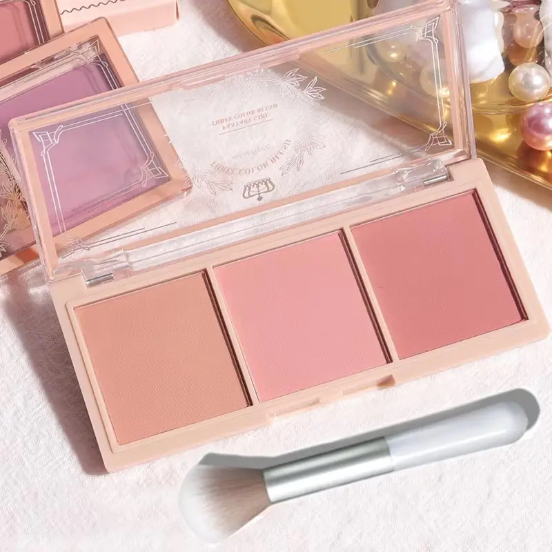 Picture of 3 Colors Blush Palette Makeup Contour Shadow Multifunctional