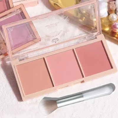 Picture of 3 Colors Blush Palette Makeup Contour Shadow Multifunctional