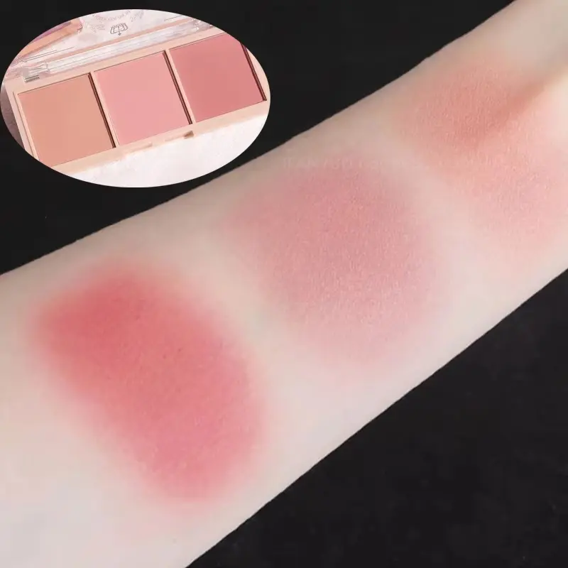 Picture of 3 Colors Blush Palette Makeup Contour Shadow Multifunctional