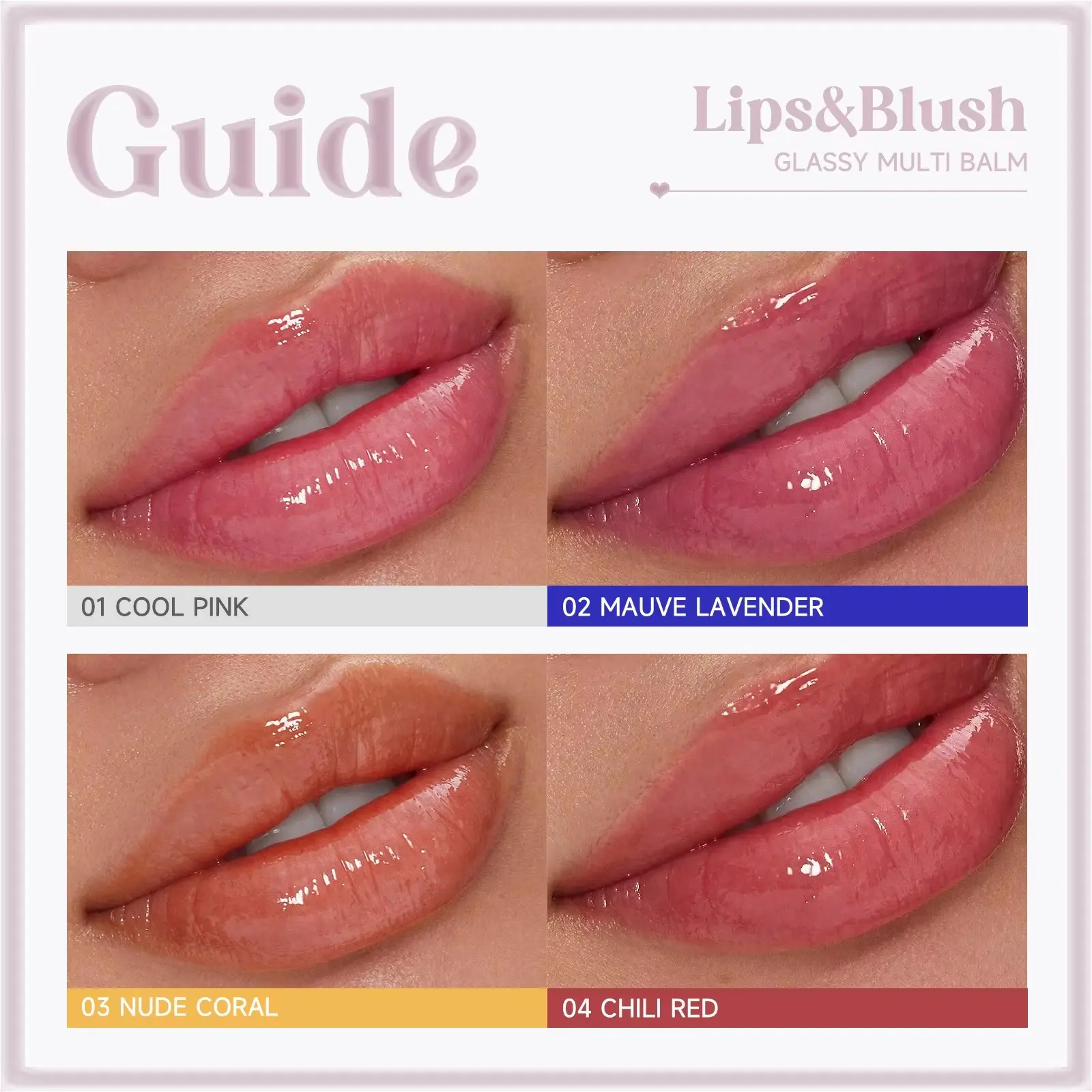 Picture of Lip Gloss  and Gel Blush Long-lasting Moisture  For Girls and Women