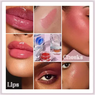 Picture of Lip Gloss  and Gel Blush Long-lasting Moisture  For Girls and Women