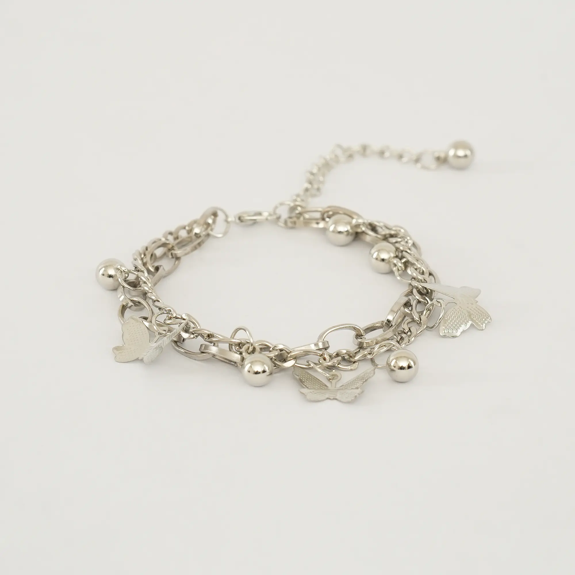 Picture of Gold Butterfly Layered Tassel Bracelet for Women – Buy 1 Get 1 Free | Fashion Clavicle Chain Party Jewelry