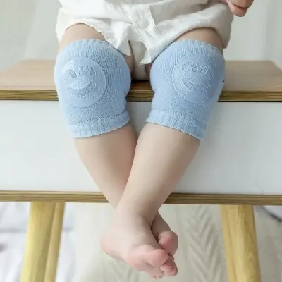 Picture of 1 Pair Baby Knee Pads Cotton Crawling Elbow Pads Safety Knee Pads Leg Pads