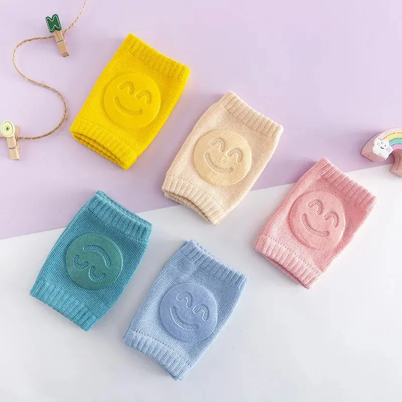 Picture of 1 Pair Baby Knee Pads Cotton Crawling Elbow Pads Safety Knee Pads Leg Pads