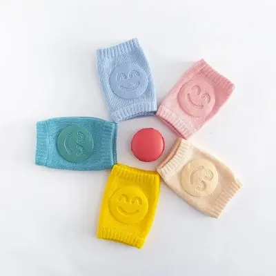 Picture of 1 Pair Baby Knee Pads Cotton Crawling Elbow Pads Safety Knee Pads Leg Pads