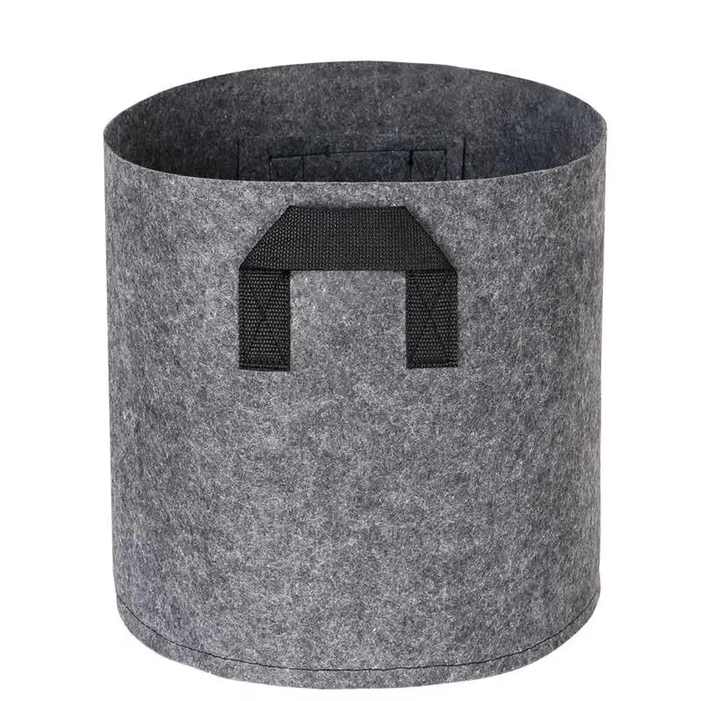 Picture of Breathable Plant Fiber Grow Bags Non-Woven Tomato Tree Planting Felt Flower Pots