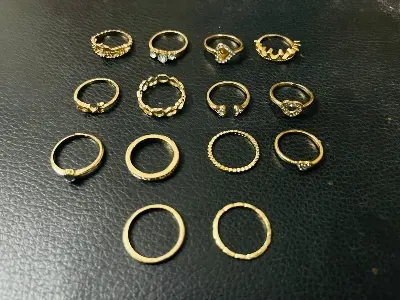 Picture of 14 Pcs Different Design Fingerring set for girls and women birthday and party gift