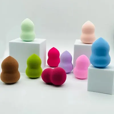 Picture of Beauty Egg Makeup Powder Foundation Smooth Soft Puff Dry and Wet Combined Women Cosmetic