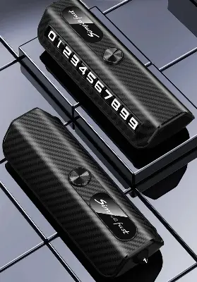 Picture of Multi-Functional Car Phone Number Plate with Safety Hammer