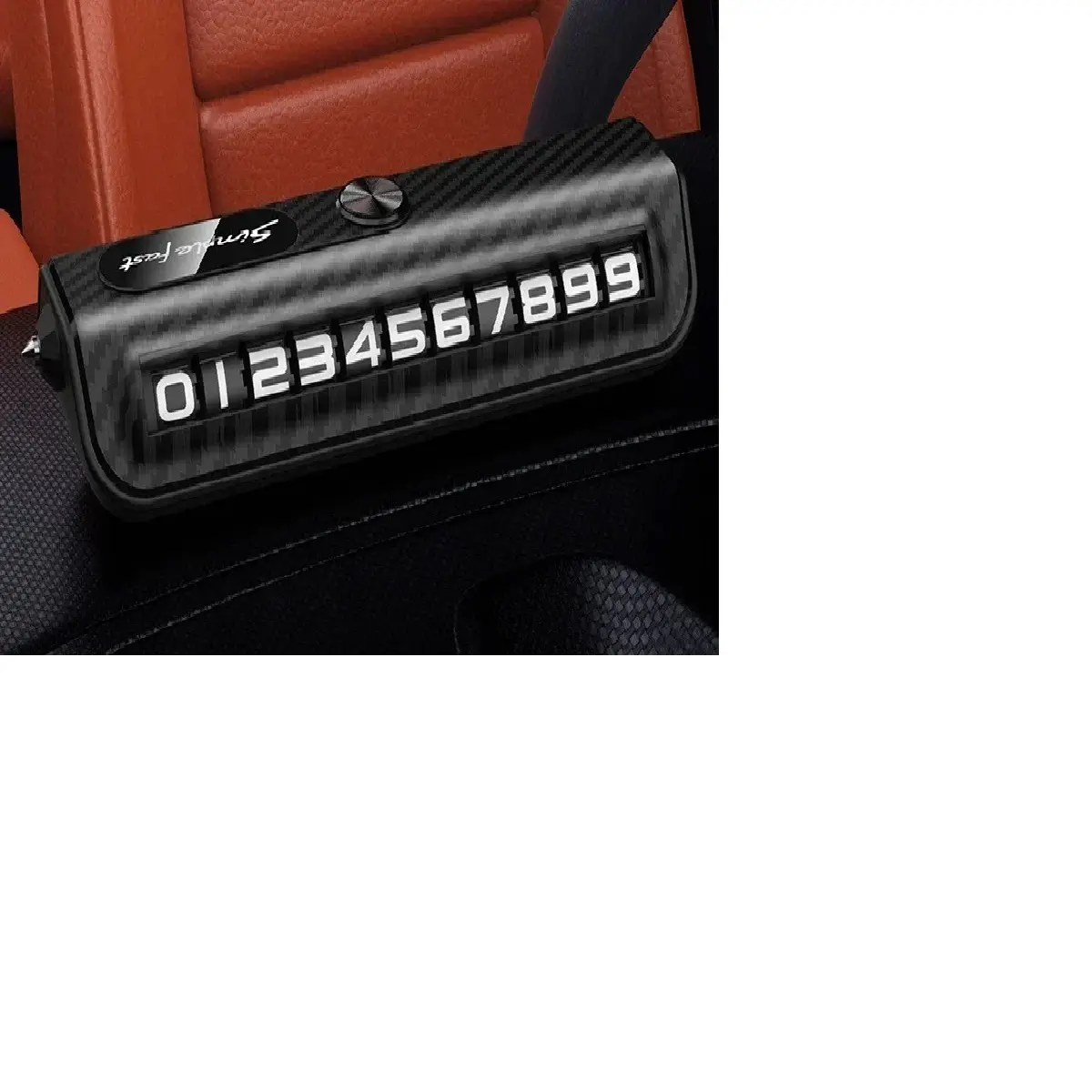 Picture of Multi-Functional Car Phone Number Plate with Safety Hammer