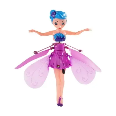 Picture of Rechargeable Gesture Aircraft Girls Toy Hand Sensor Magical Flying Pixie Toy Infrared Sensor Flying Doll