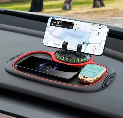 Picture of Multi-Functional Car Anti-Slip Mat Auto Phone Holder Non Slip Sticky Anti Slide Dashbord Phone Mount Silicone Dashboard Car Pad Mat