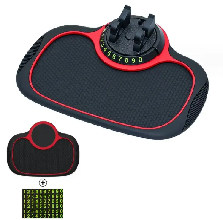 Picture of Multi-Functional Car Anti-Slip Mat Auto Phone Holder Non Slip Sticky Anti Slide Dashbord Phone Mount Silicone Dashboard Car Pad Mat