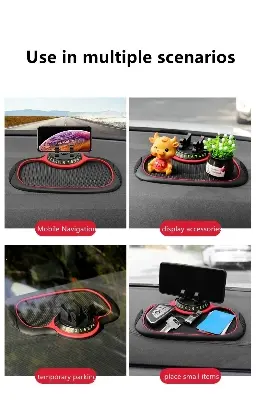 Picture of Multi-Functional Car Anti-Slip Mat Auto Phone Holder Non Slip Sticky Anti Slide Dashbord Phone Mount Silicone Dashboard Car Pad Mat