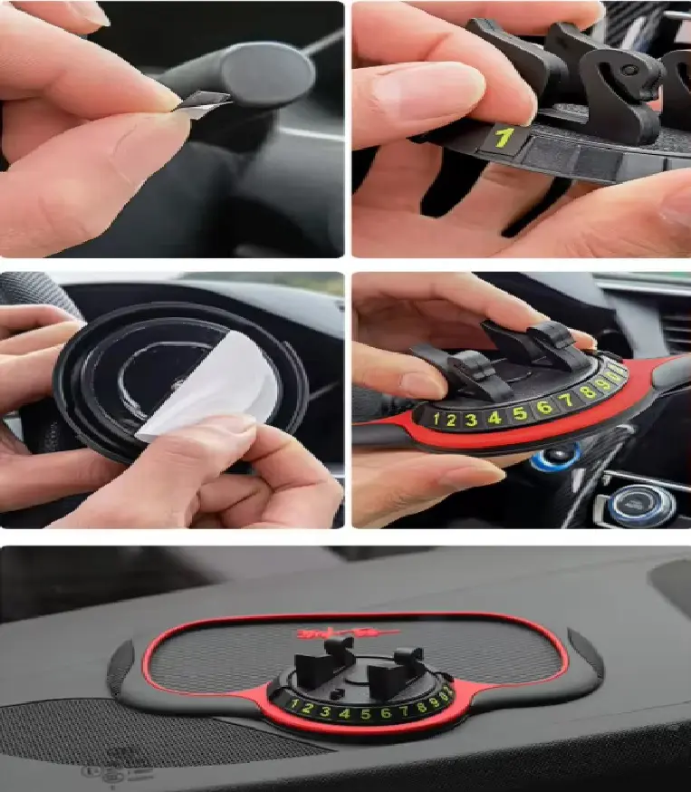 Picture of Multi-Functional Car Anti-Slip Mat Auto Phone Holder Non Slip Sticky Anti Slide Dashbord Phone Mount Silicone Dashboard Car Pad Mat