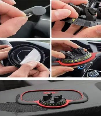 Picture of Multi-Functional Car Anti-Slip Mat Auto Phone Holder Non Slip Sticky Anti Slide Dashbord Phone Mount Silicone Dashboard Car Pad Mat