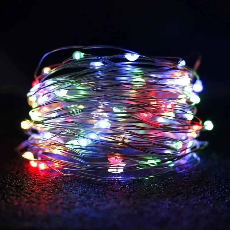 Picture of LED Light Christmas Fairy Tale Lamp Lantern Creative Star String Light Battery Copper Wire Light