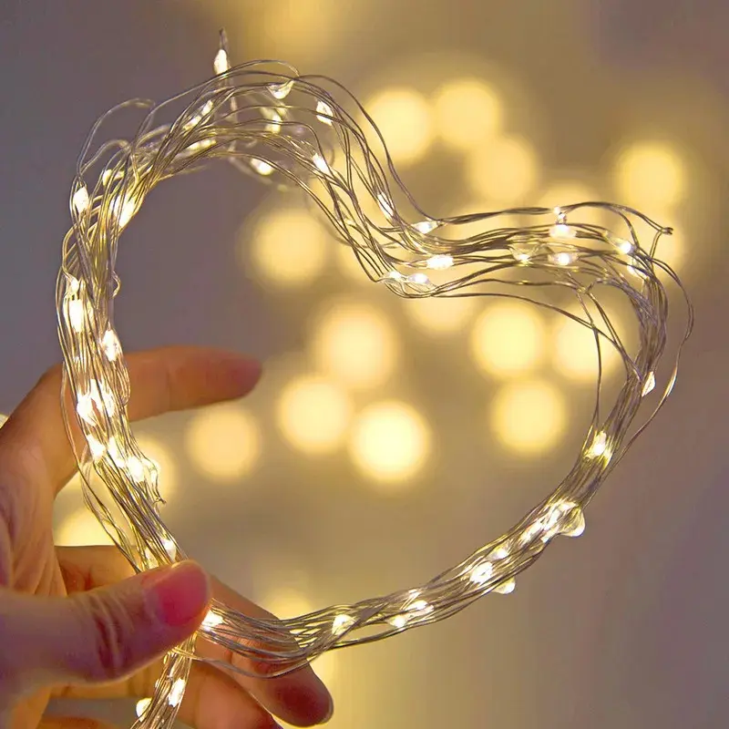Picture of LED Light Christmas Fairy Tale Lamp Lantern Creative Star String Light Battery Copper Wire Light