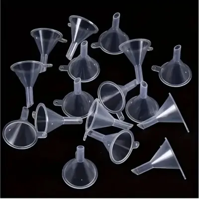 Picture of 10 pcs Precision Mini Funnels Refillable Perfume Bottle Funnel Mini Perfume Travel Bottle Bottom Fill Perfume Dispenser