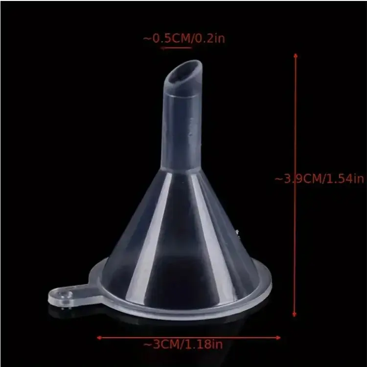 Picture of 10 pcs Precision Mini Funnels Refillable Perfume Bottle Funnel Mini Perfume Travel Bottle Bottom Fill Perfume Dispenser