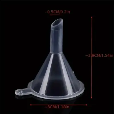 Picture of 10 pcs Precision Mini Funnels Refillable Perfume Bottle Funnel Mini Perfume Travel Bottle Bottom Fill Perfume Dispenser