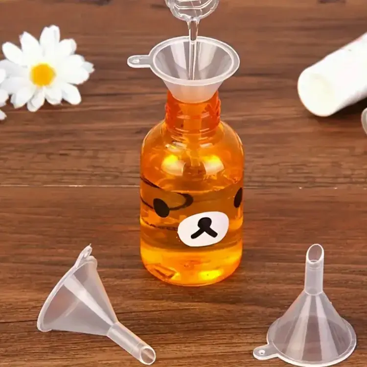 Picture of 10 pcs Precision Mini Funnels Refillable Perfume Bottle Funnel Mini Perfume Travel Bottle Bottom Fill Perfume Dispenser