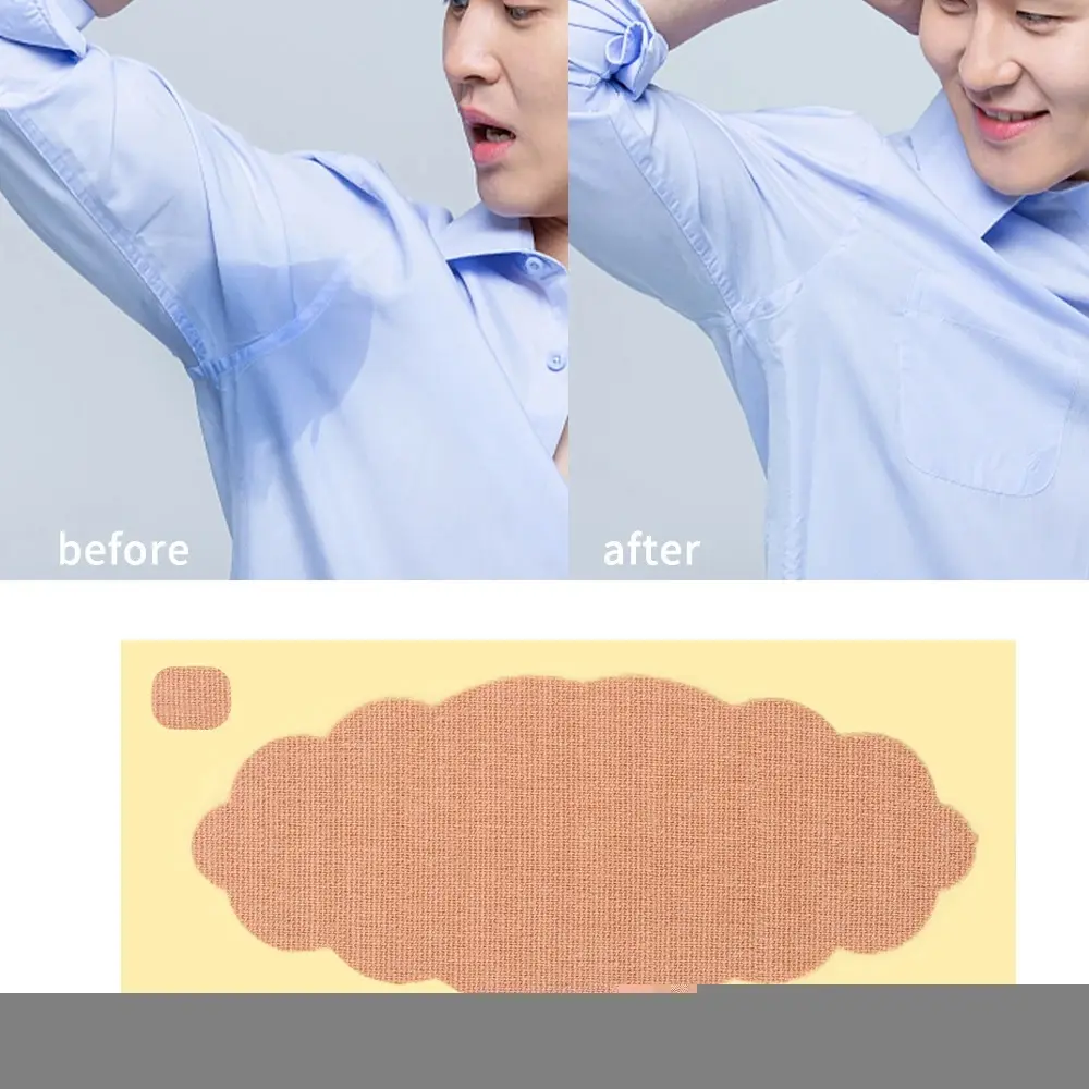 Picture of Sweat Pads for male and female Summer Deodorants Underarm Anti Perspiration Sweat Pads Disposable Armpit Absorb Sweat Shield Pad